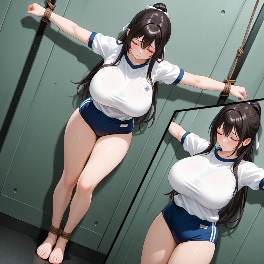 フェチコレVol.76 拘束・十字架磔された巨乳ブルマ美女たち【総枚数250枚】 - サンプル画像 10