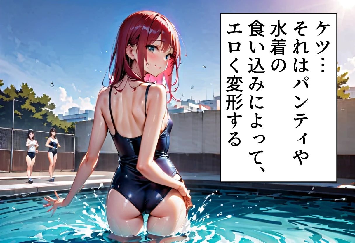 足パパがイク！  スク水の尻を見る編 - サンプル画像 2
