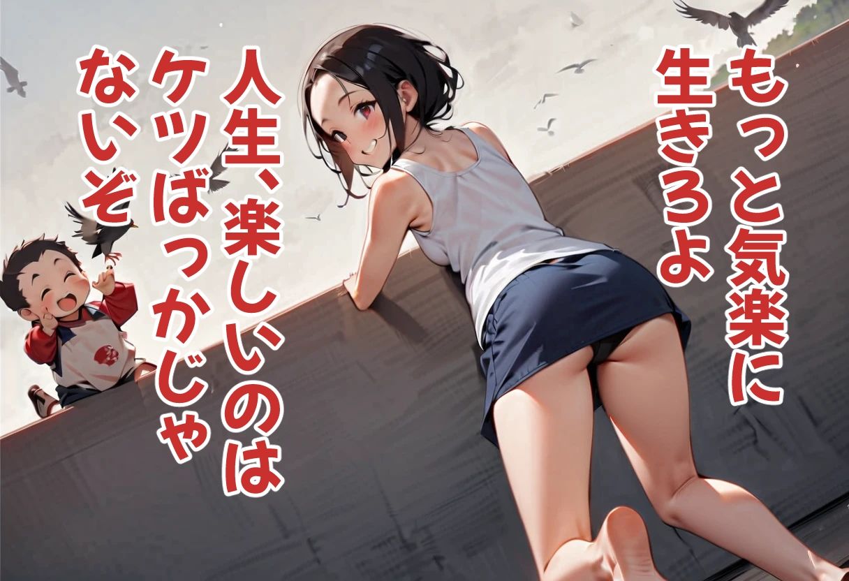 足パパがイク！  スク水の尻を見る編 - サンプル画像 9