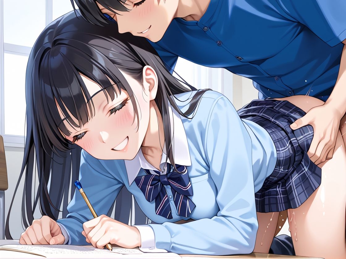 学校一可愛い女子校生がメス堕ちしていてハメたった - サンプル画像 6