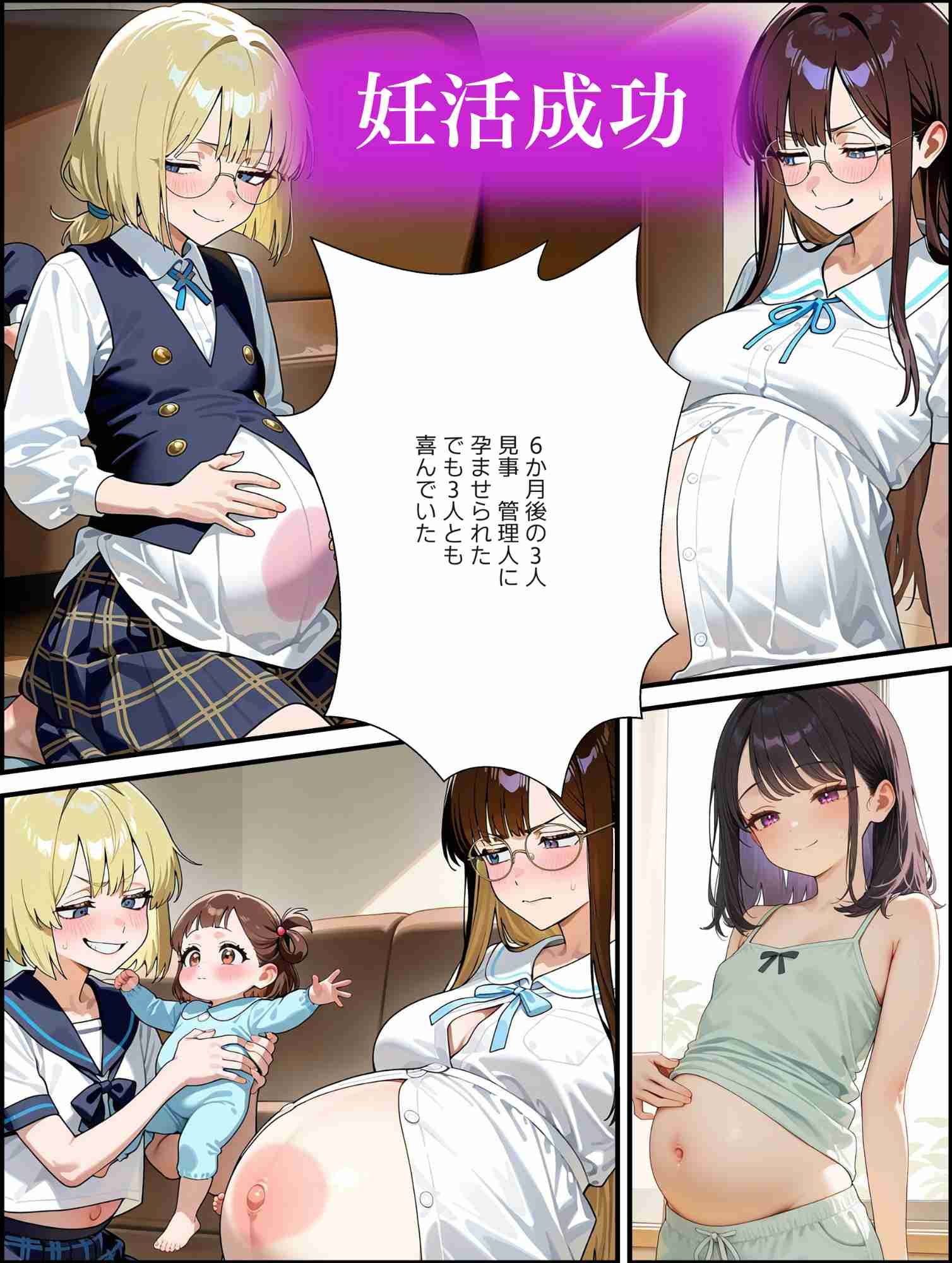 女子寮管理人の深夜巡回 ― 部屋ごとに孕ませチェック ― - サンプル画像 10