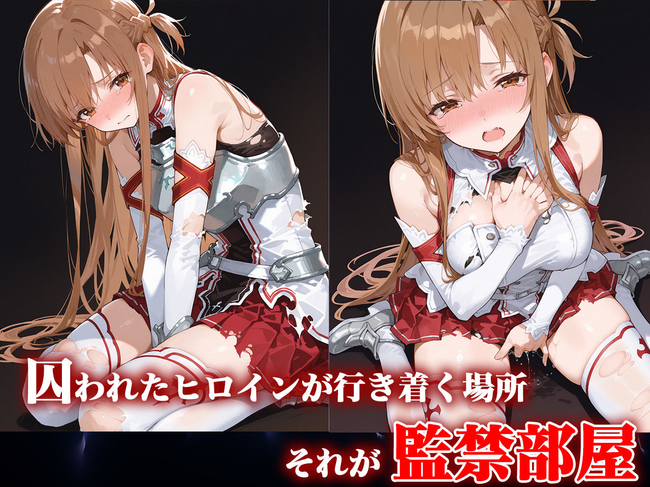 敗北ヒロイン監禁部屋-ア〇ナ編- - サンプル画像 1