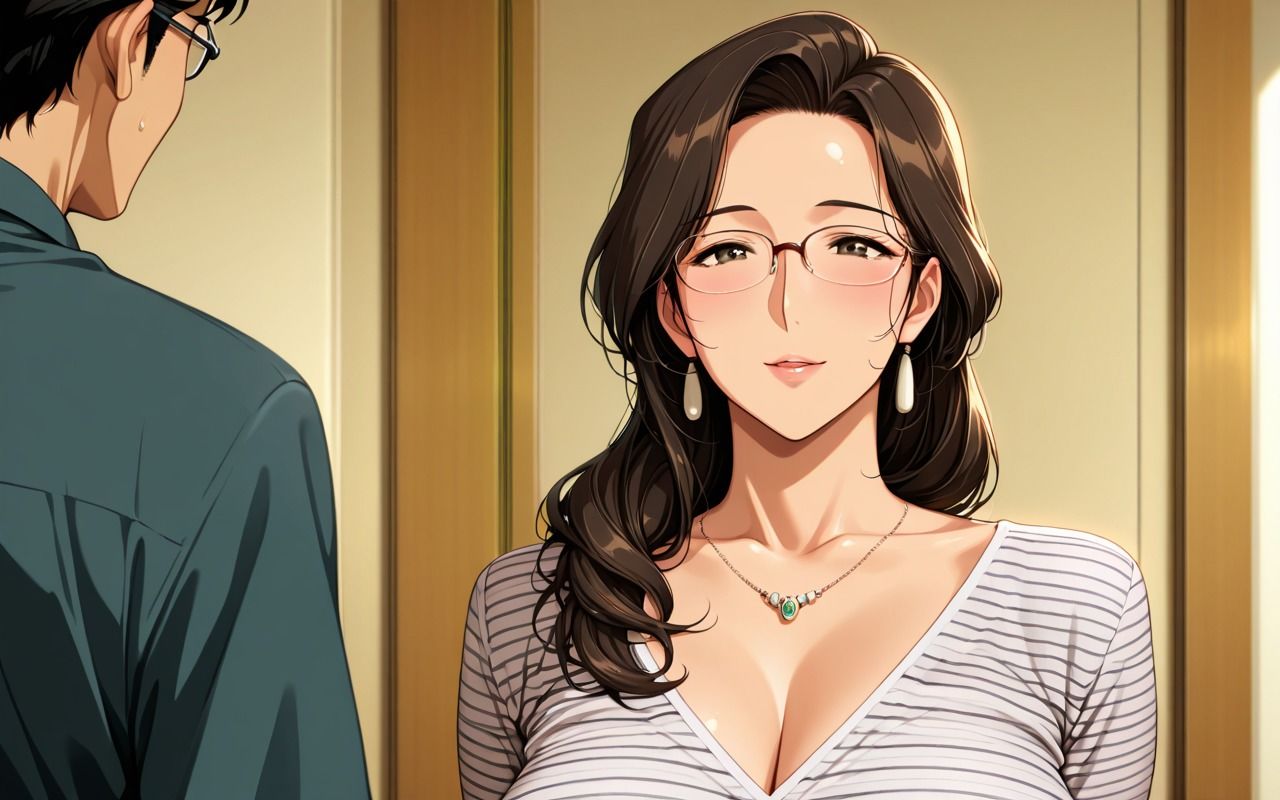 性処理お母さん  息子のチンポを誘惑 - サンプル画像 1