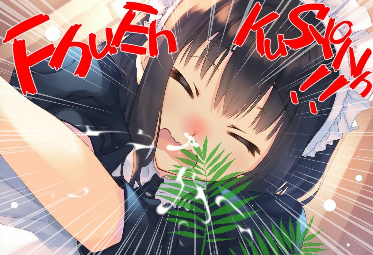 メイドさん、日常のくしゃみ【くしゃみフェチ作品】 - サンプル画像 2