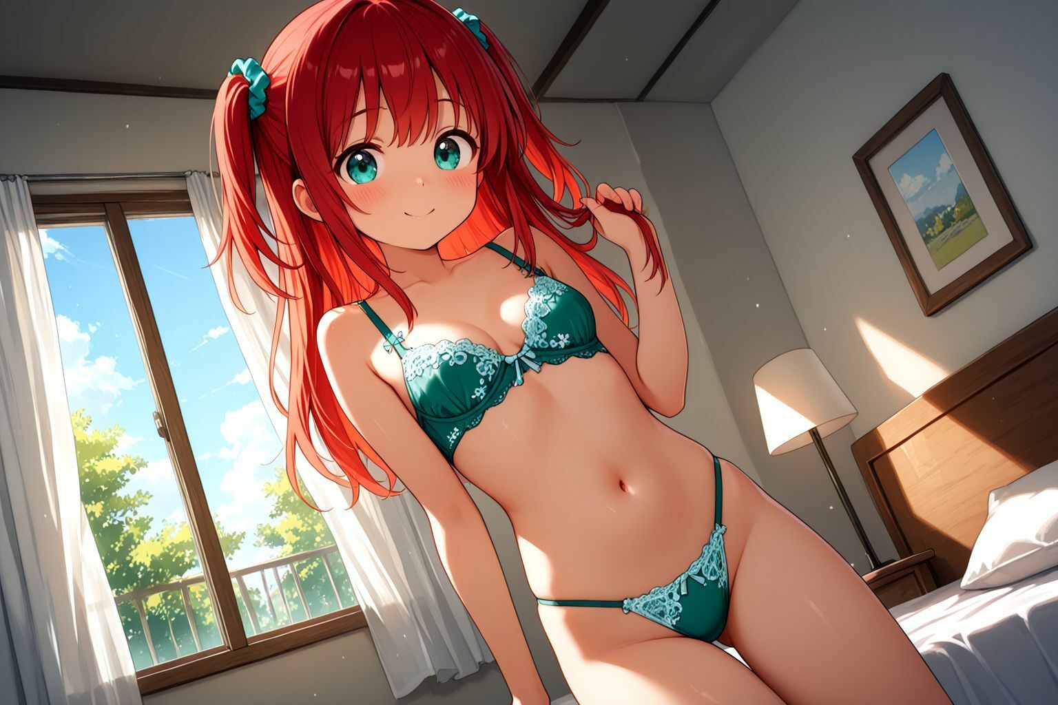 ミックスガールズコレクションちっぱい和服美少女と休憩中にお店でイチャイチャセックス - サンプル画像 5