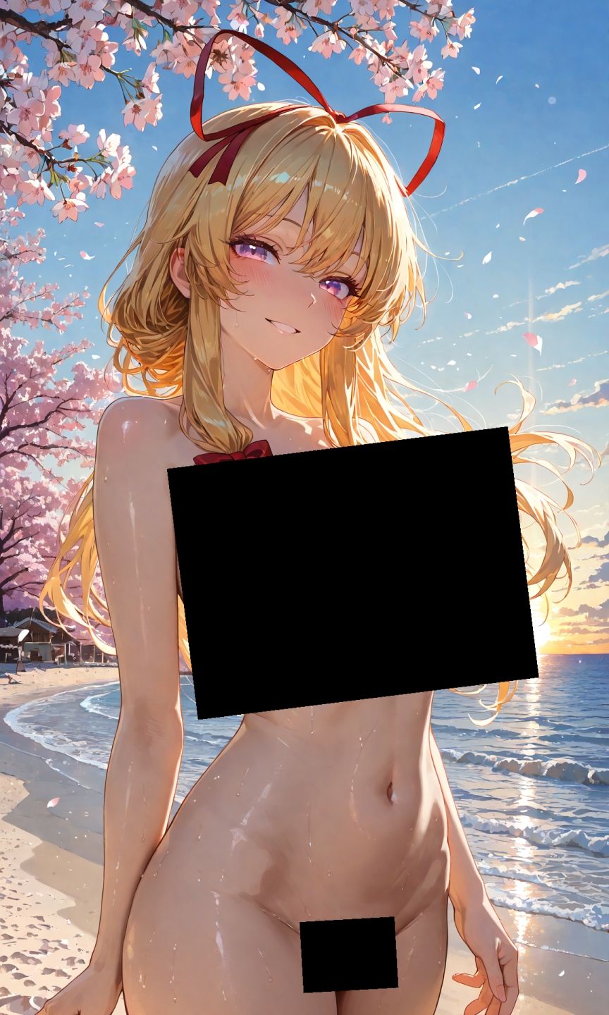 魔理沙は紫のえっちな写真を撮りたいようです。〜春の晴れた朝の海編〜 - サンプル画像 5