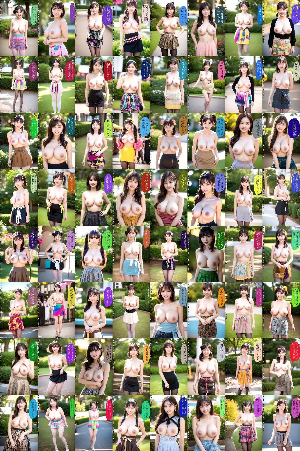 【乳辱】視姦専用おっぱい 〜若いオンナの淫語露出〜 vol.1 - サンプル画像 9