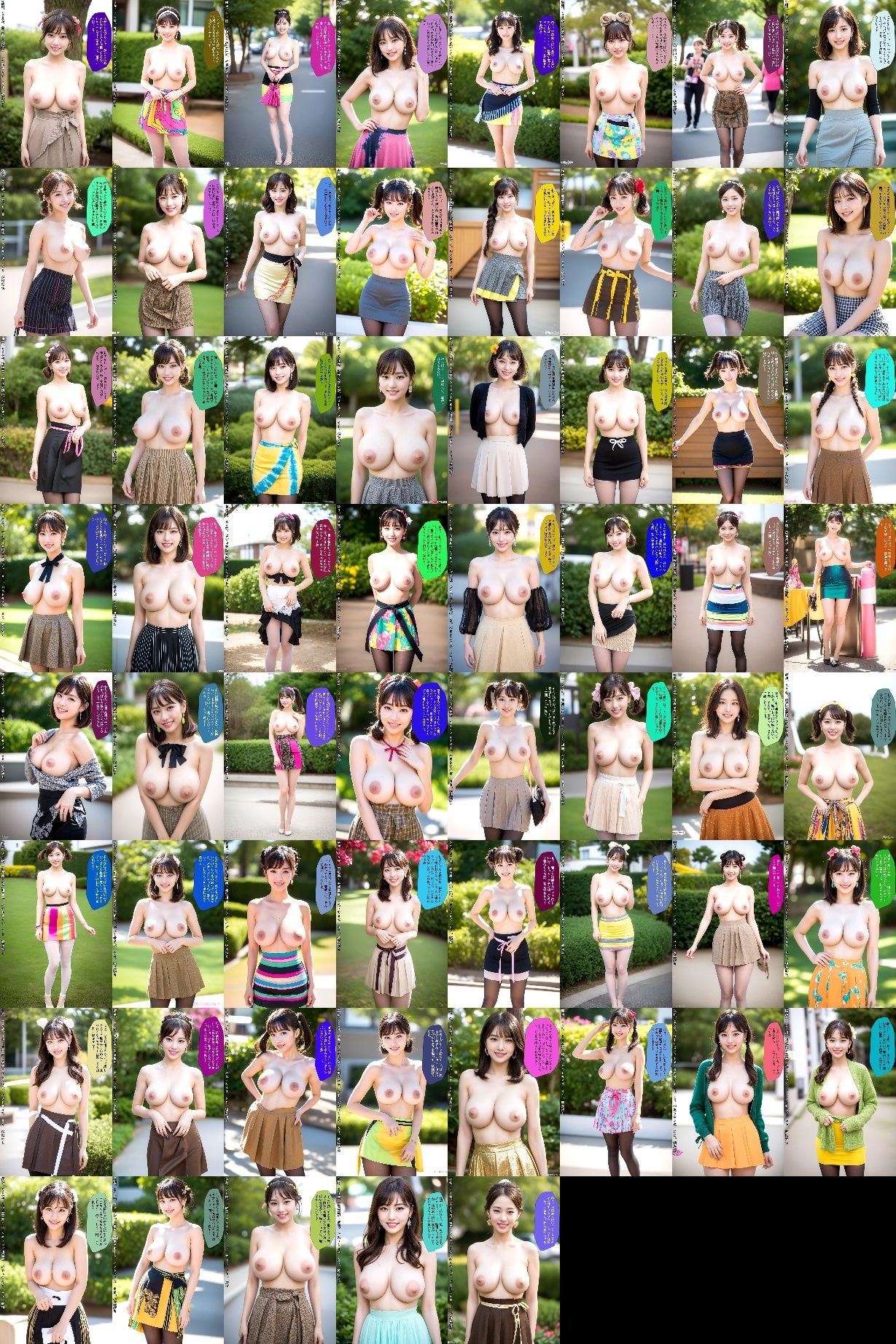 【乳辱】視姦専用おっぱい 〜若いオンナの淫語露出〜 vol.1 - サンプル画像 10