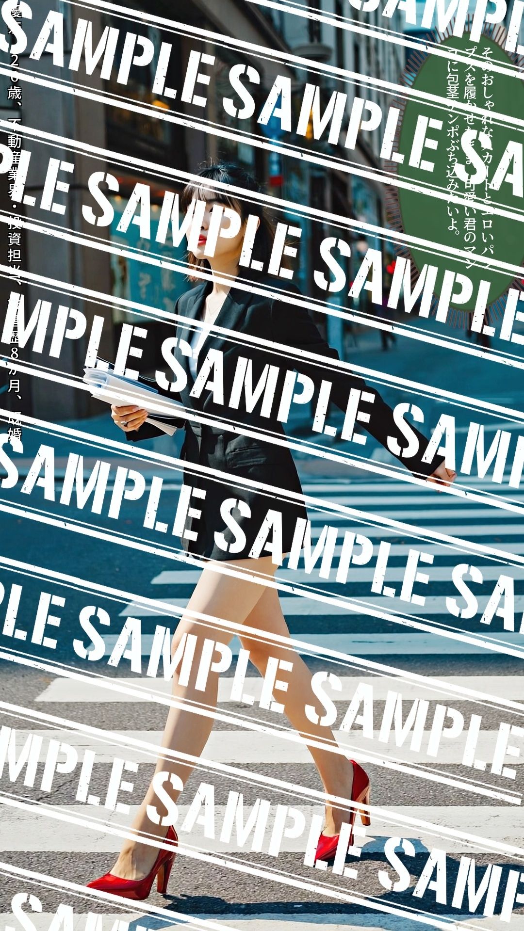 生足美脚OL、書類運びを見つめる僕の視線 vol.2 - サンプル画像 3