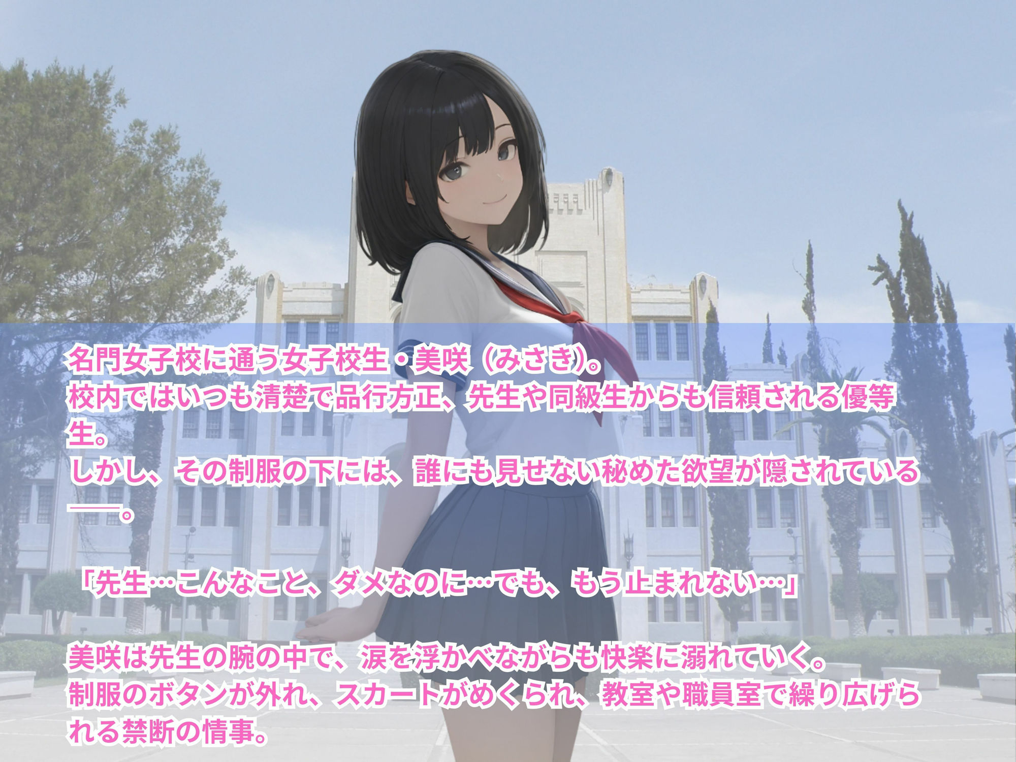 清楚な優等生の乱れる放課後 - サンプル画像 1