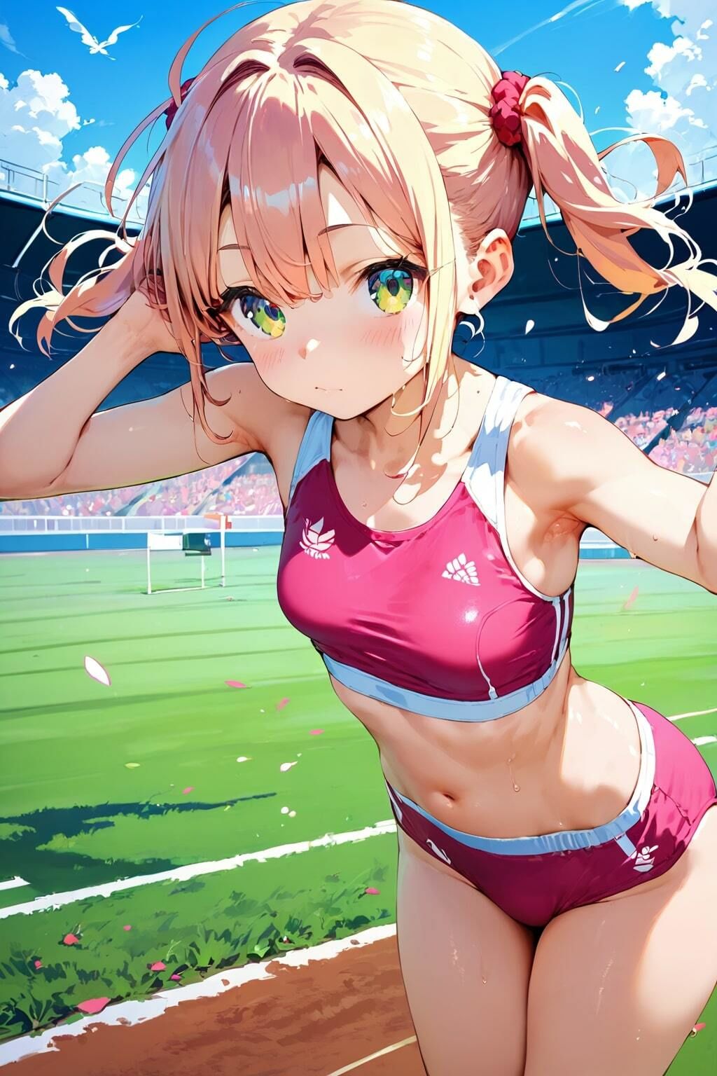 はじめてのエッチごっこ  美少女×陸上部員 - サンプル画像 2
