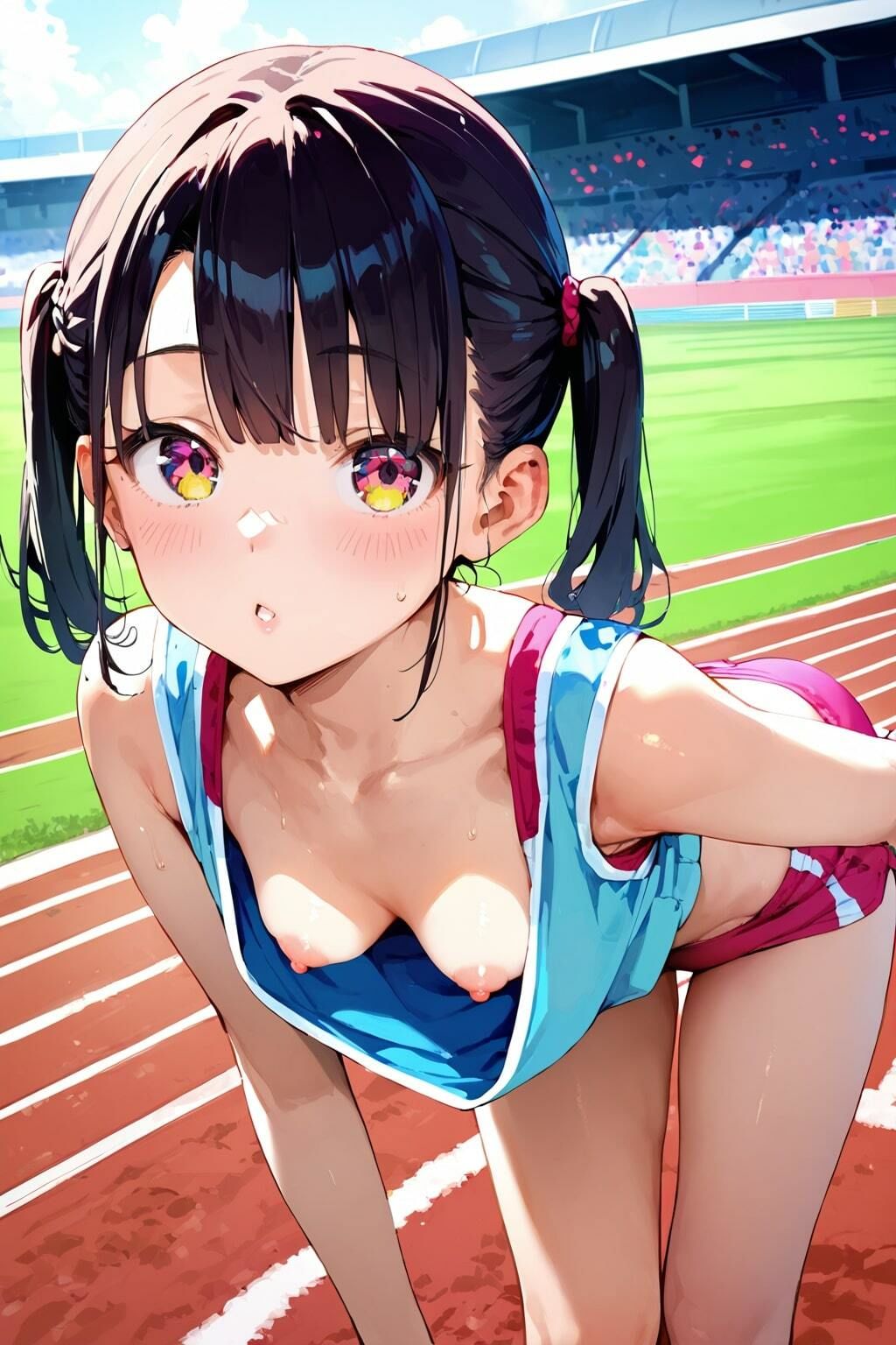はじめてのエッチごっこ  美少女×陸上部員 - サンプル画像 3