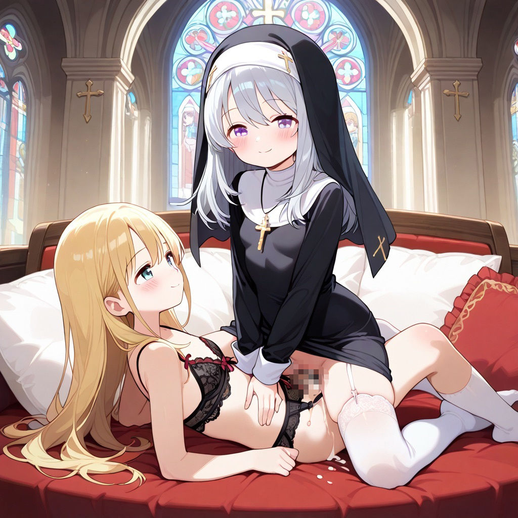 中出しされてきた女の子たち〜シスター編〜 - サンプル画像 8