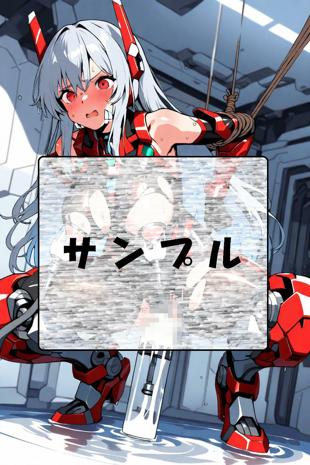 黒躰のメカ娘、屈辱の敗北調教 - サンプル画像 2