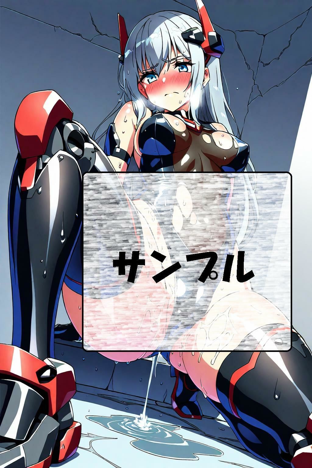 黒躰のメカ娘、屈辱の敗北調教 - サンプル画像 3