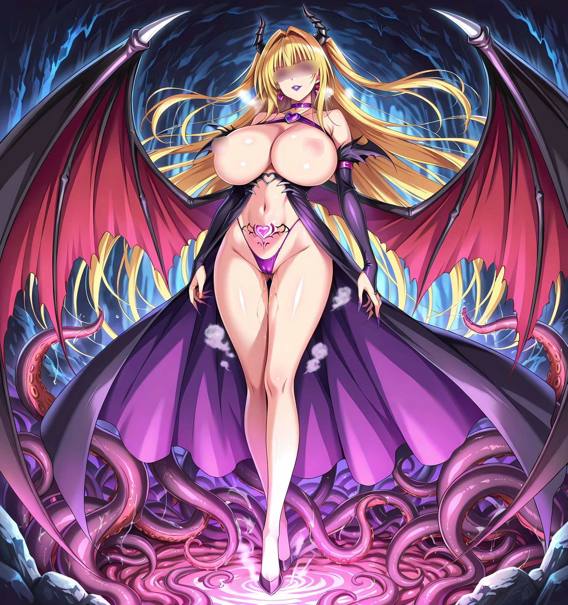 ヤミ洗脳丸呑み悪堕ち〜淫魔化搾精〜 - サンプル画像 10