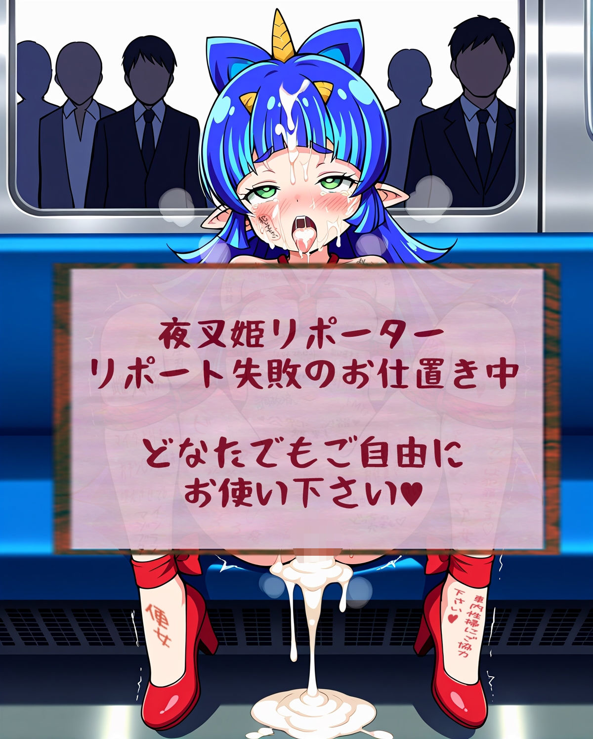 夜叉姫リポーターリモコンバイブで生中継チャレンジ - サンプル画像 7