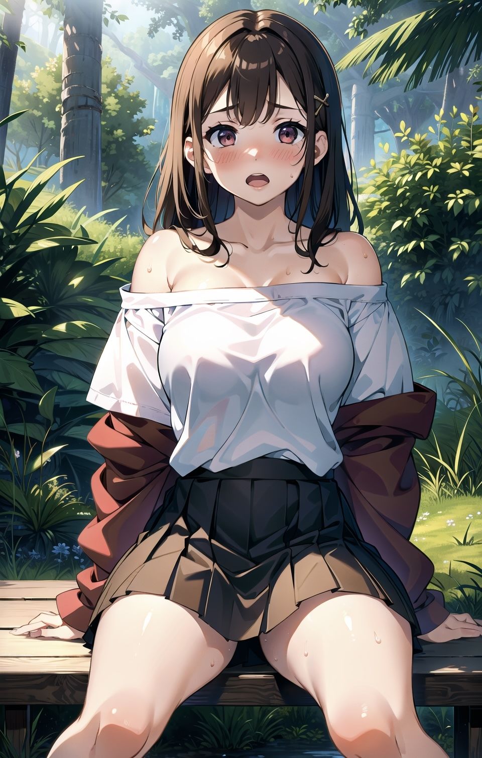 森の中でお兄ちゃんに襲われる直前の魔法使いの妹ちゃん！ - サンプル画像 4