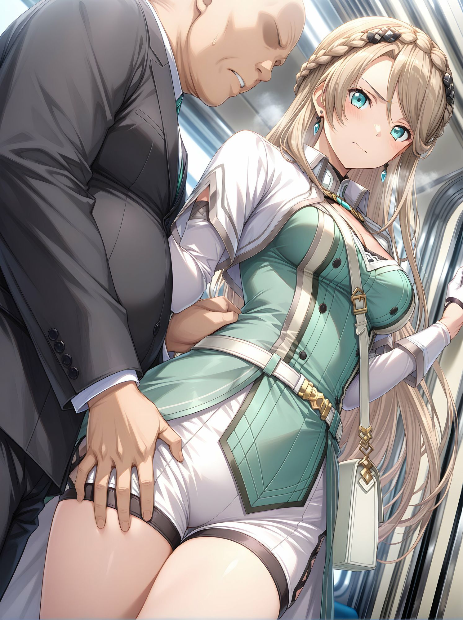 エレインが痴●おじさんにお持ち帰りされ寝取られる - サンプル画像 1