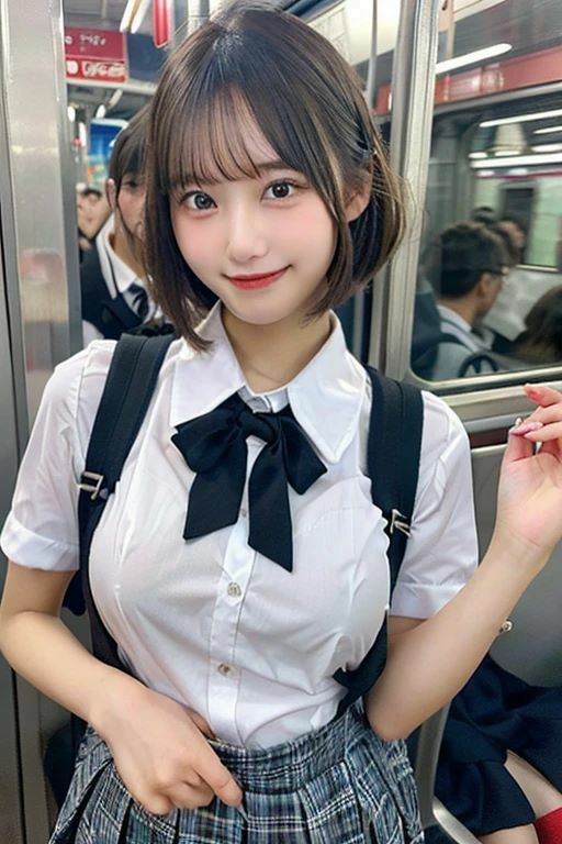 電車内の女子（はーと）生ぬぐよ  300ページ - サンプル画像 1