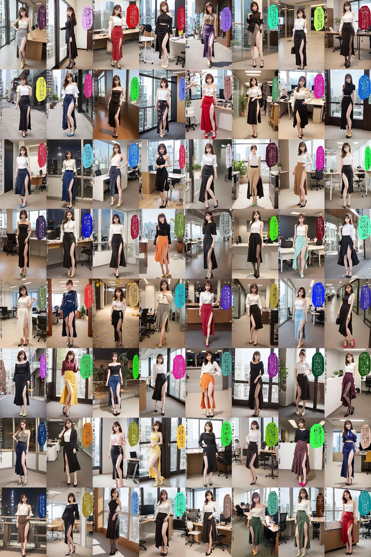 神美脚OL〜スリットスカート編〜 vol.3 - サンプル画像 9