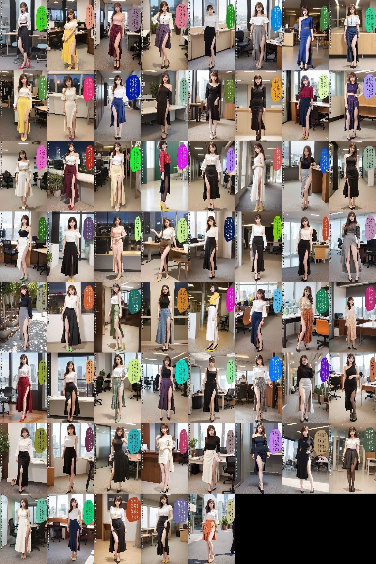 神美脚OL〜スリットスカート編〜 vol.3 - サンプル画像 10