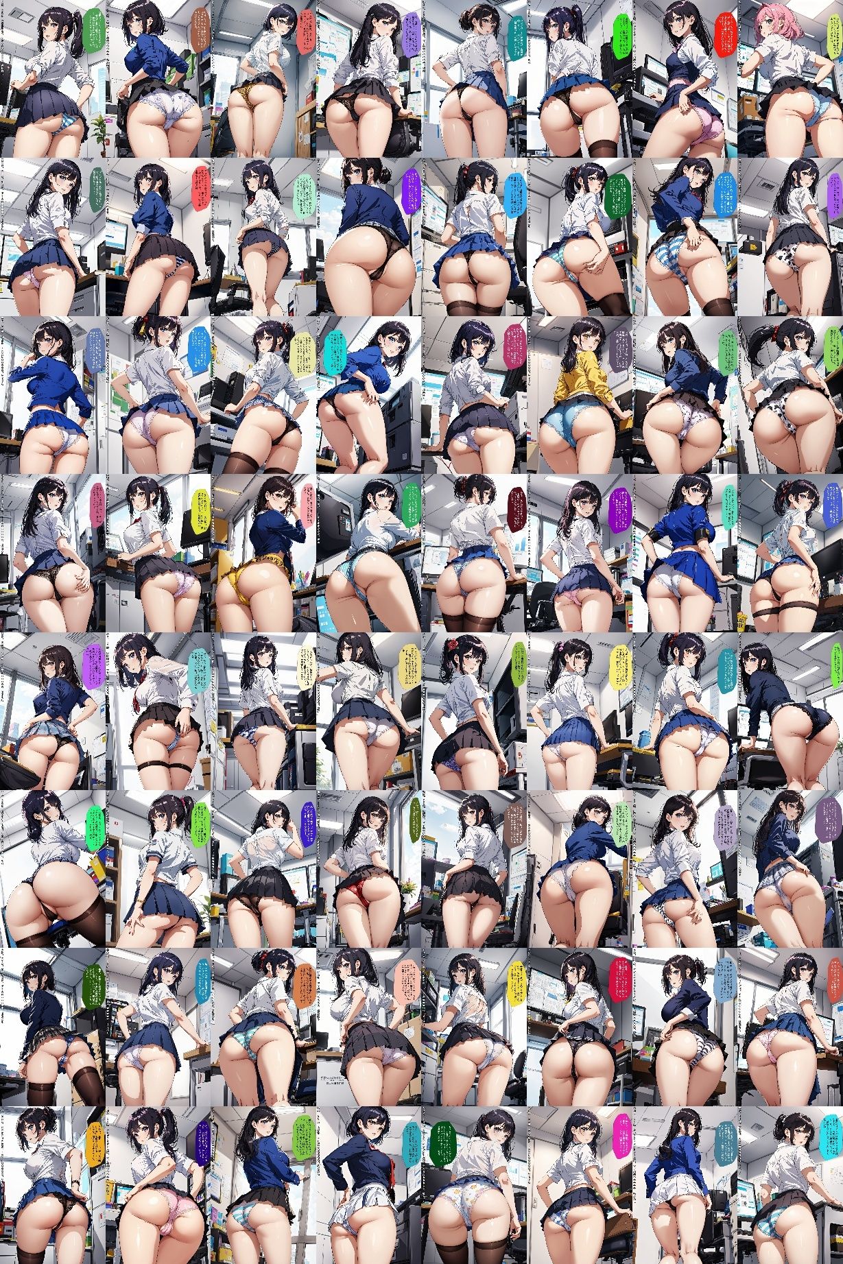 デカ尻OLのパンティ事情、知りたくない？ Vol.2 - サンプル画像 9