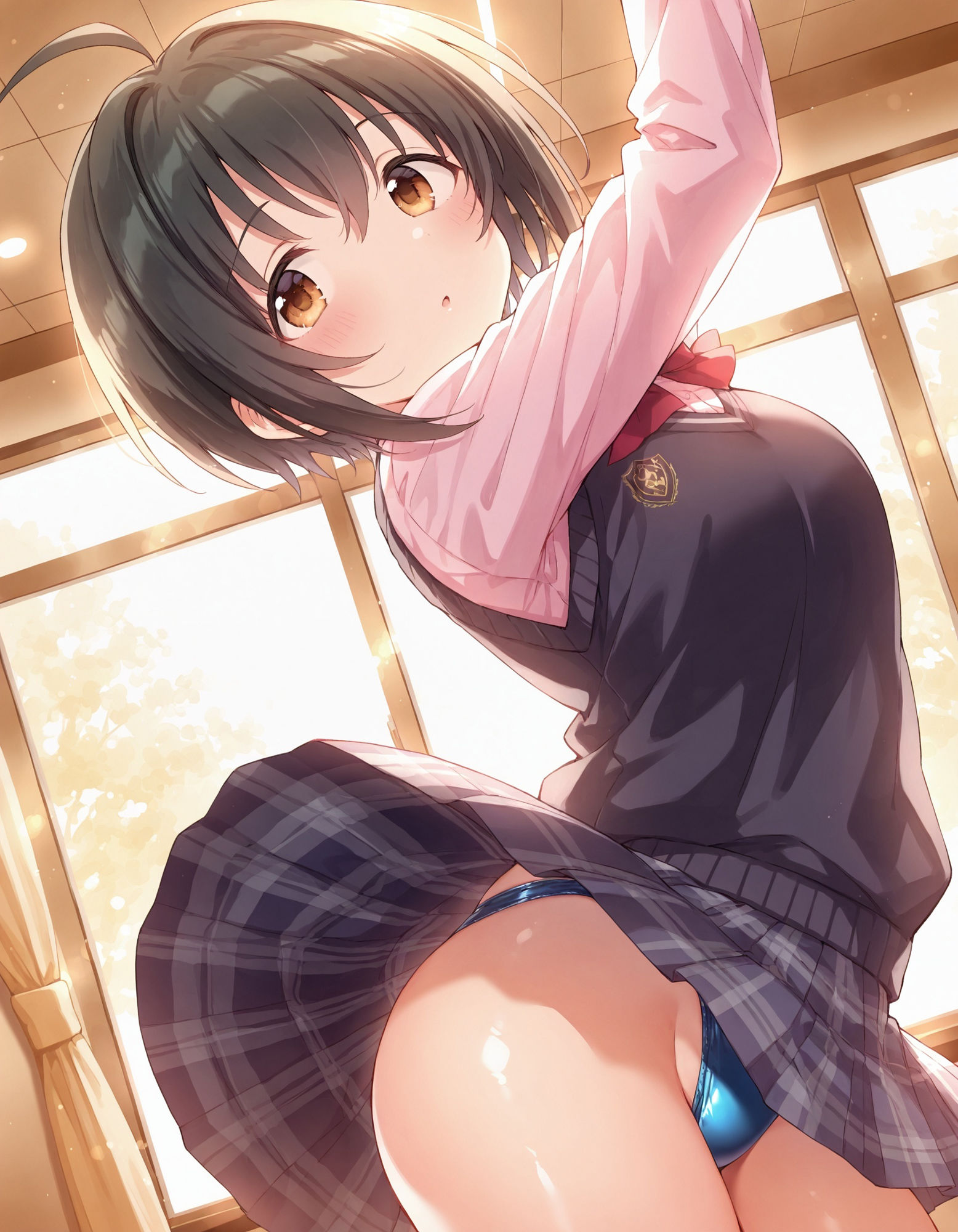 小〇向美穂のパンチラ〜制服編〜 - サンプル画像 3