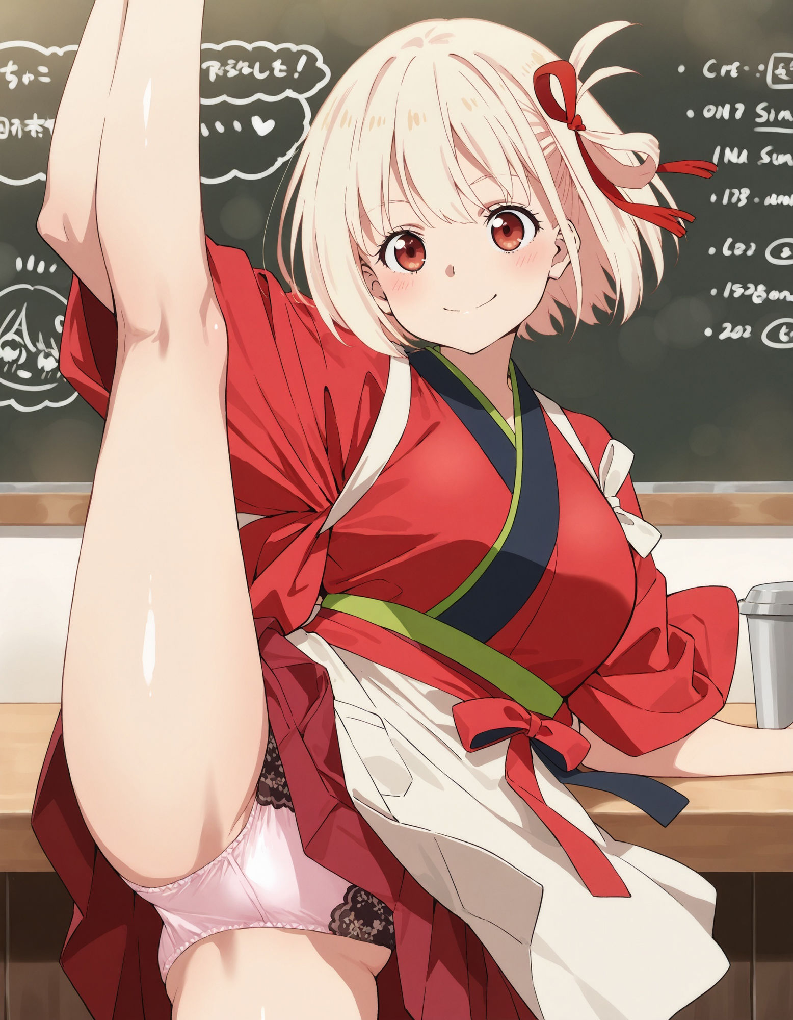 錦〇千束のパンチラ〜喫茶制服編〜 - サンプル画像 6