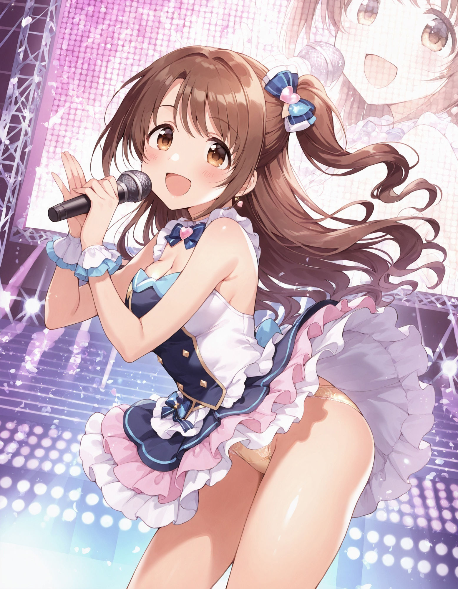 島〇卯月のパンチラ〜アイドル衣装編〜 - サンプル画像 2