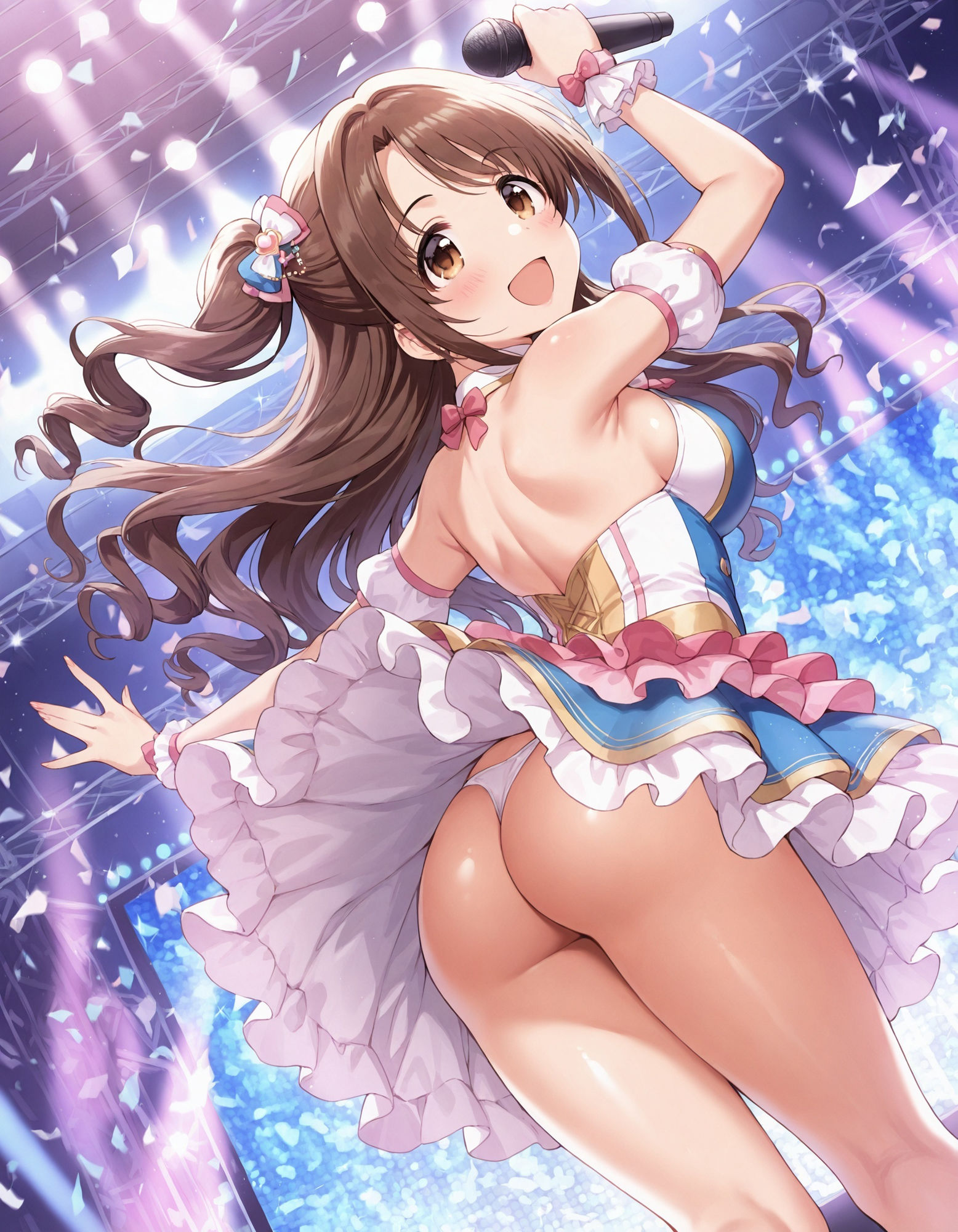 島〇卯月のパンチラ〜アイドル衣装編〜 - サンプル画像 3