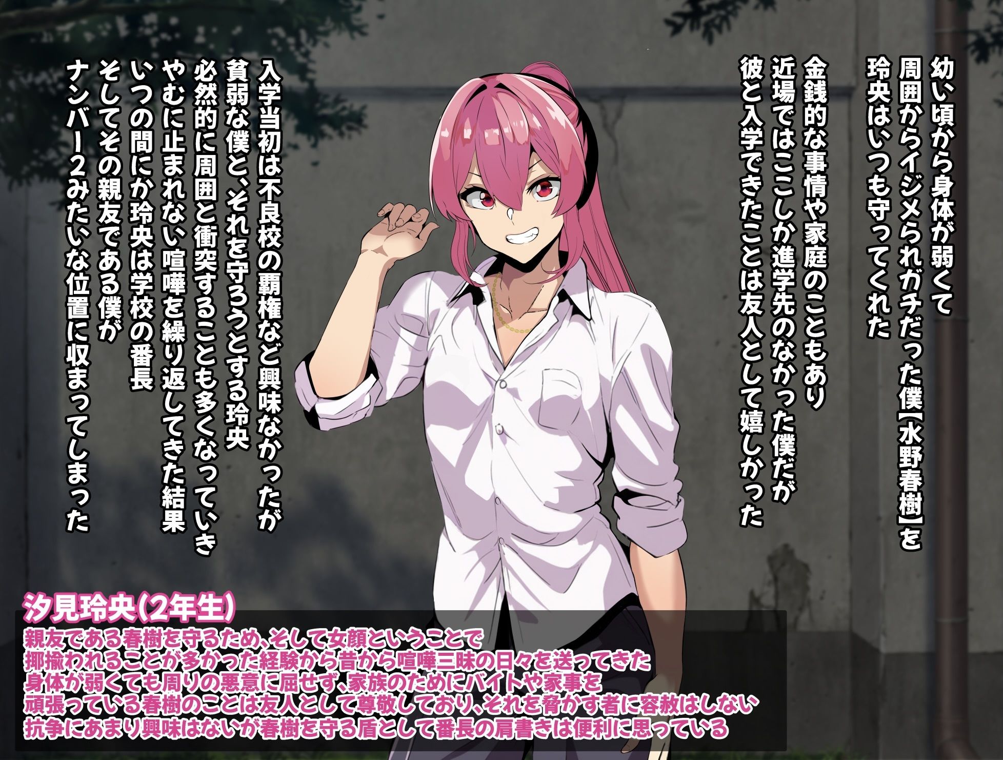 ケンカに負けたメス男子 転校してきた強者男性に憧れの親友がメス堕ちされる - サンプル画像 2