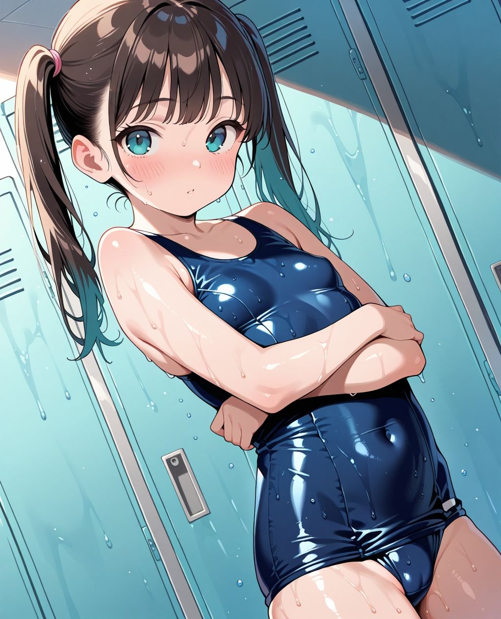 スク水パラダイス☆ 鍵のかかった更衣室編 - サンプル画像 7