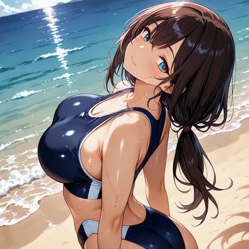 巨乳×水着シリーズ vol.1 - サンプル画像 2
