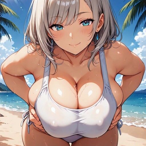 巨乳×水着シリーズ vol.1 - サンプル画像 3