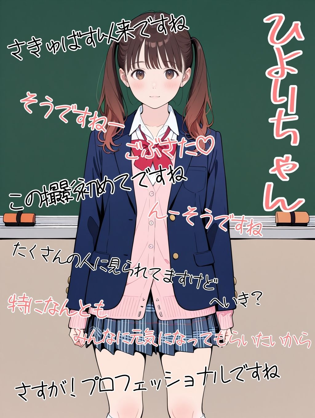 2年xx組教室であれやこれややられっちゃう制服女子たち - サンプル画像 3