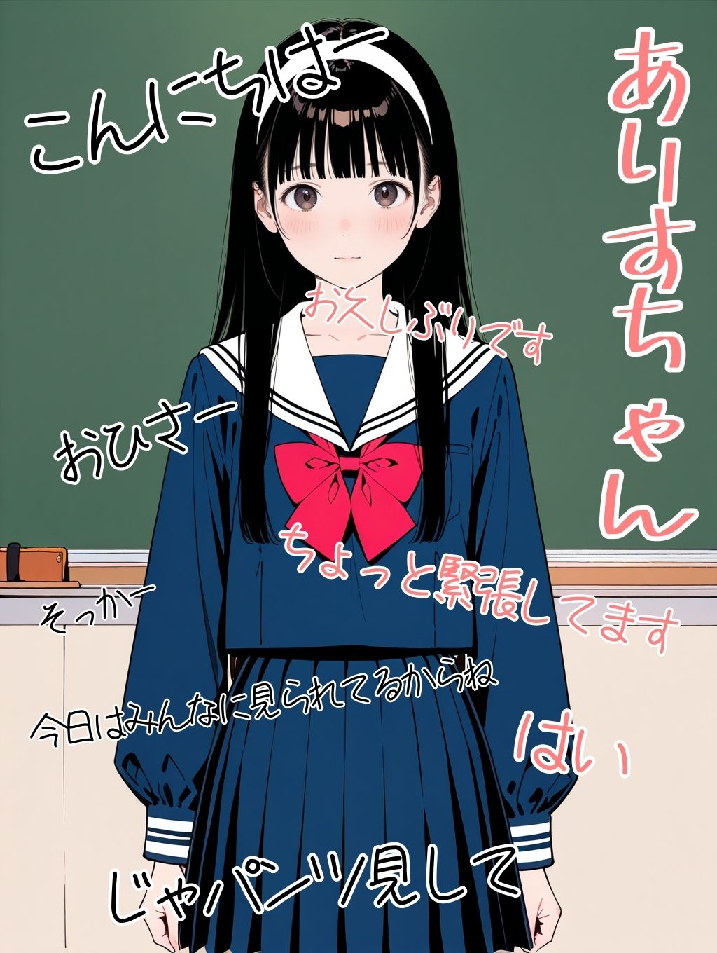 2年xx組教室であれやこれややられっちゃう制服女子たち - サンプル画像 5