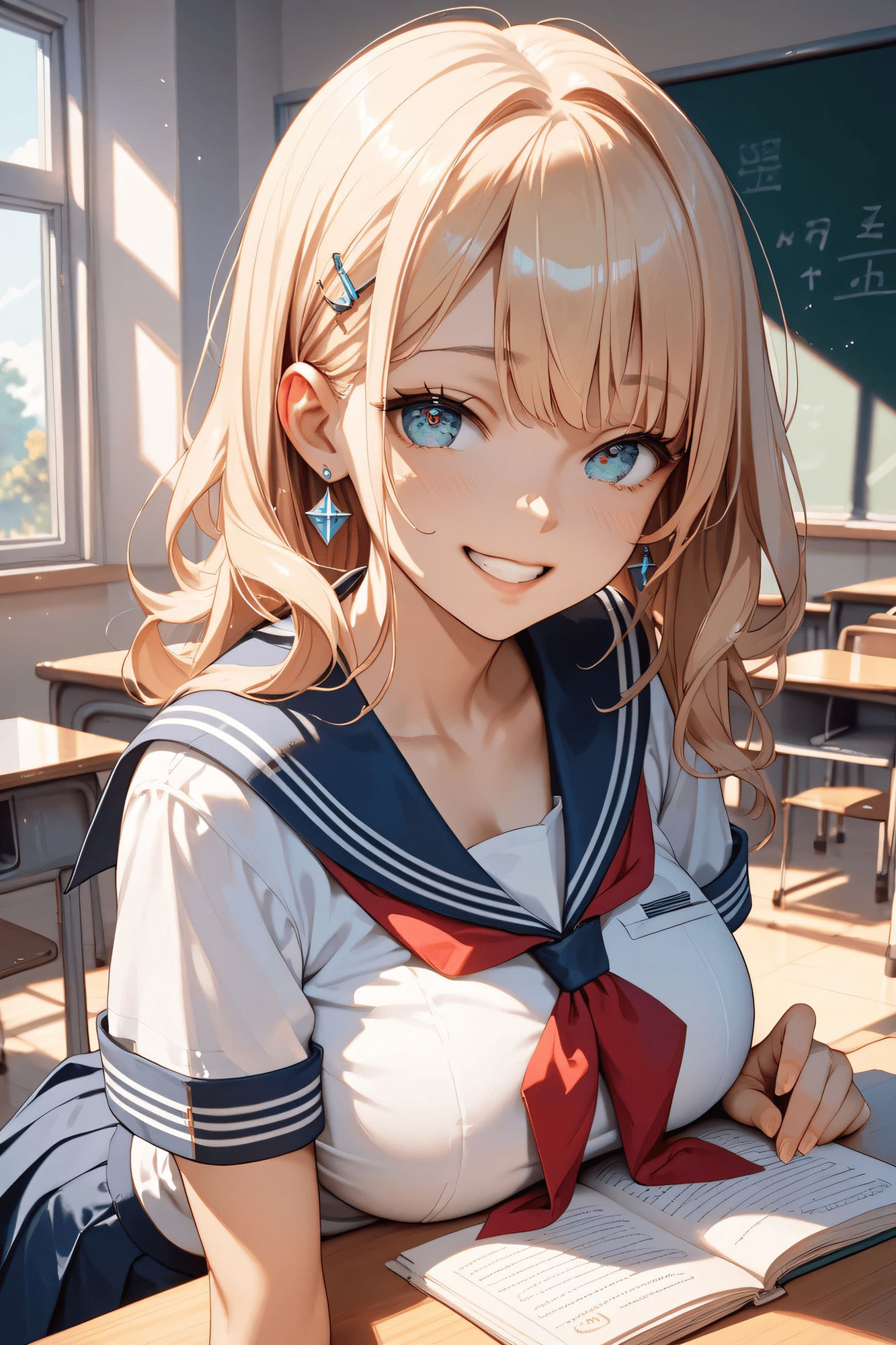 えちえち学園、中出しセックス - サンプル画像 1