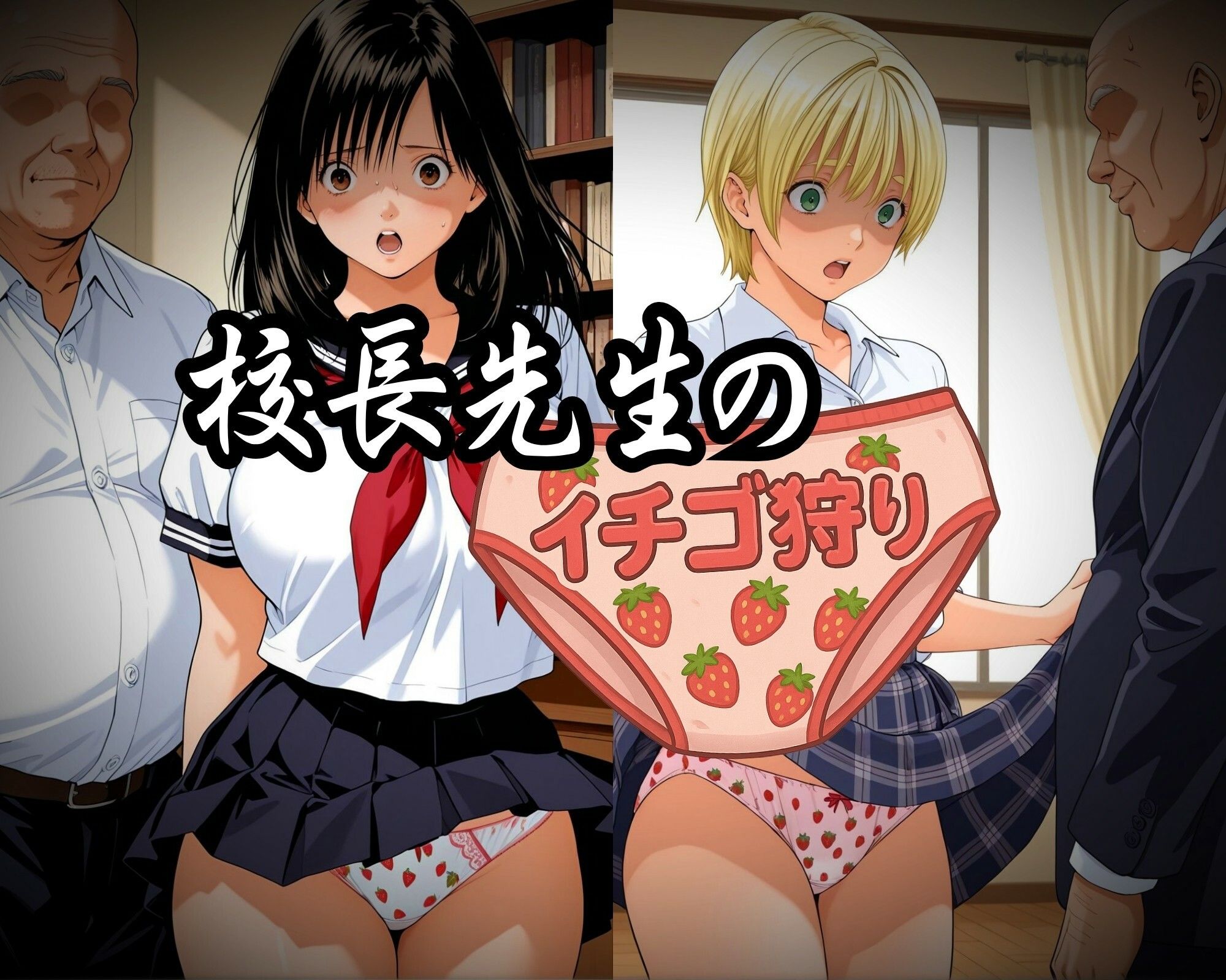 校長先生のイチゴ狩り TSUKASA＆AYA - サンプル画像 1