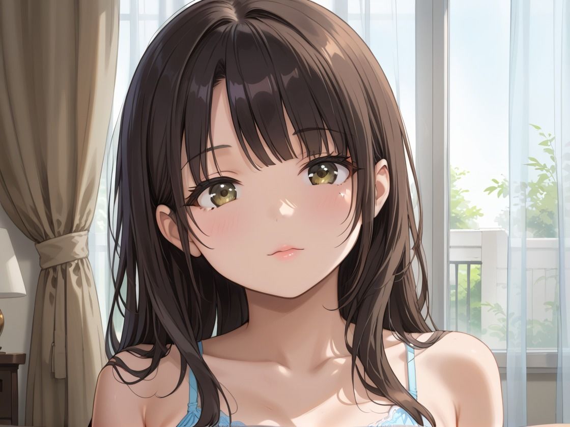 清楚系女子校生裏ではビッチやりたい放題 - サンプル画像 1