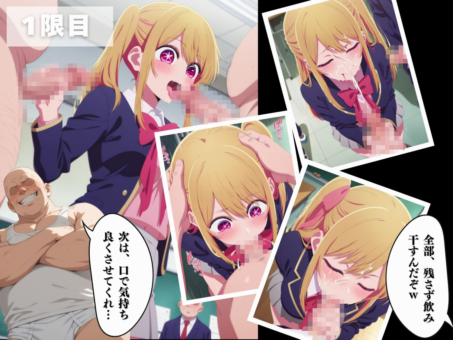 【催●・寝取られ・妊娠】推し●子  星● 瑠美衣 - サンプル画像 4