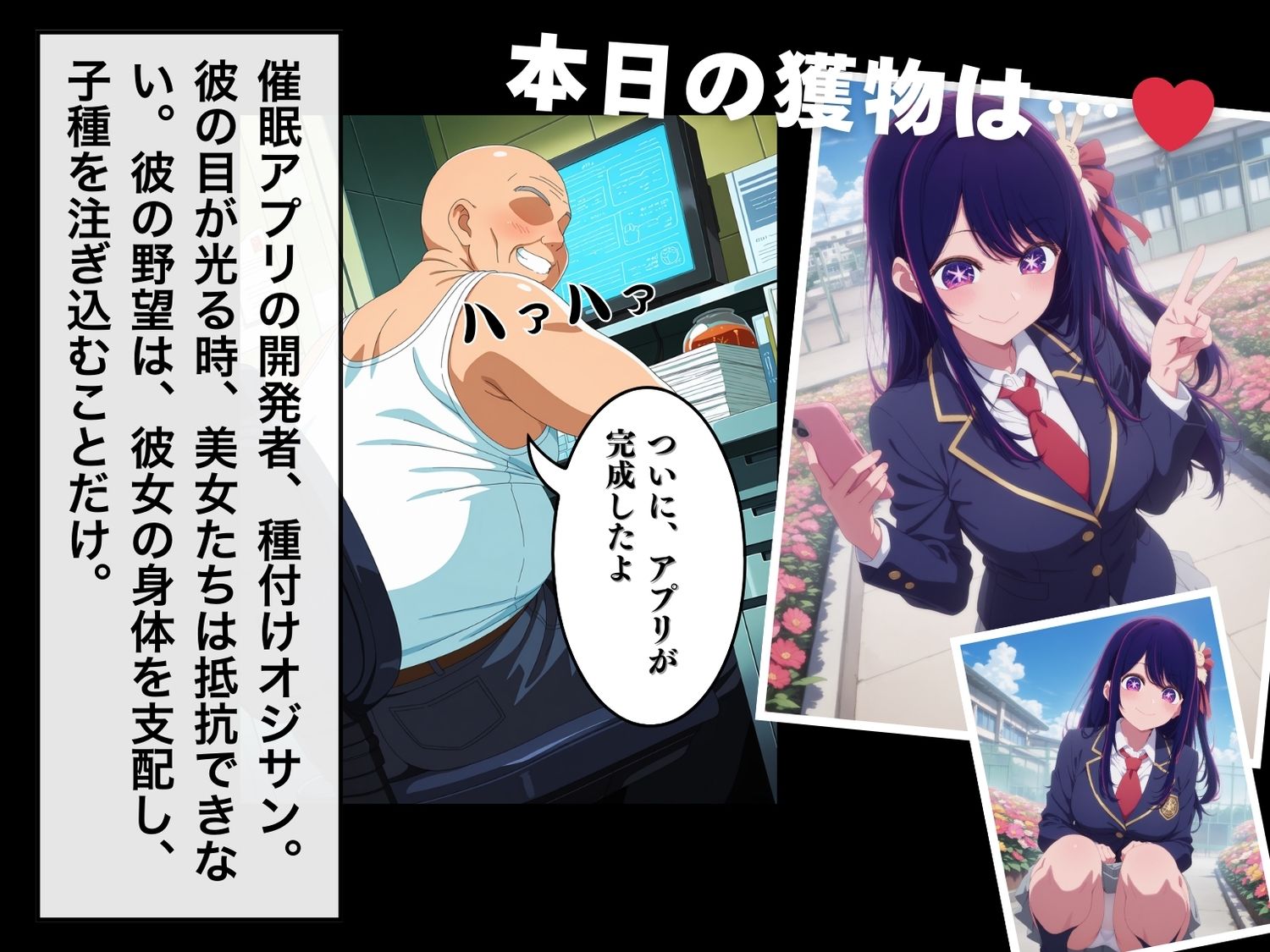 【催●・寝取られ・妊娠】推し●子  星● アイ - サンプル画像 1