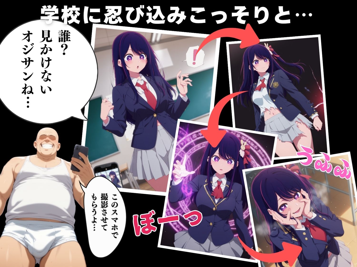 【催●・寝取られ・妊娠】推し●子  星● アイ - サンプル画像 2