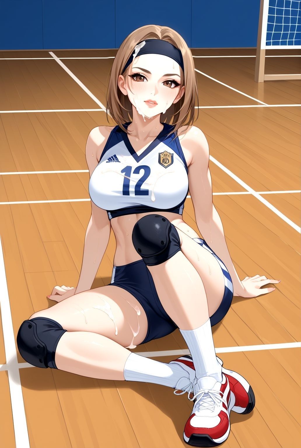 熟女バレーチームの着衣誘惑―見せつけられた熟艶肢体― - サンプル画像 8