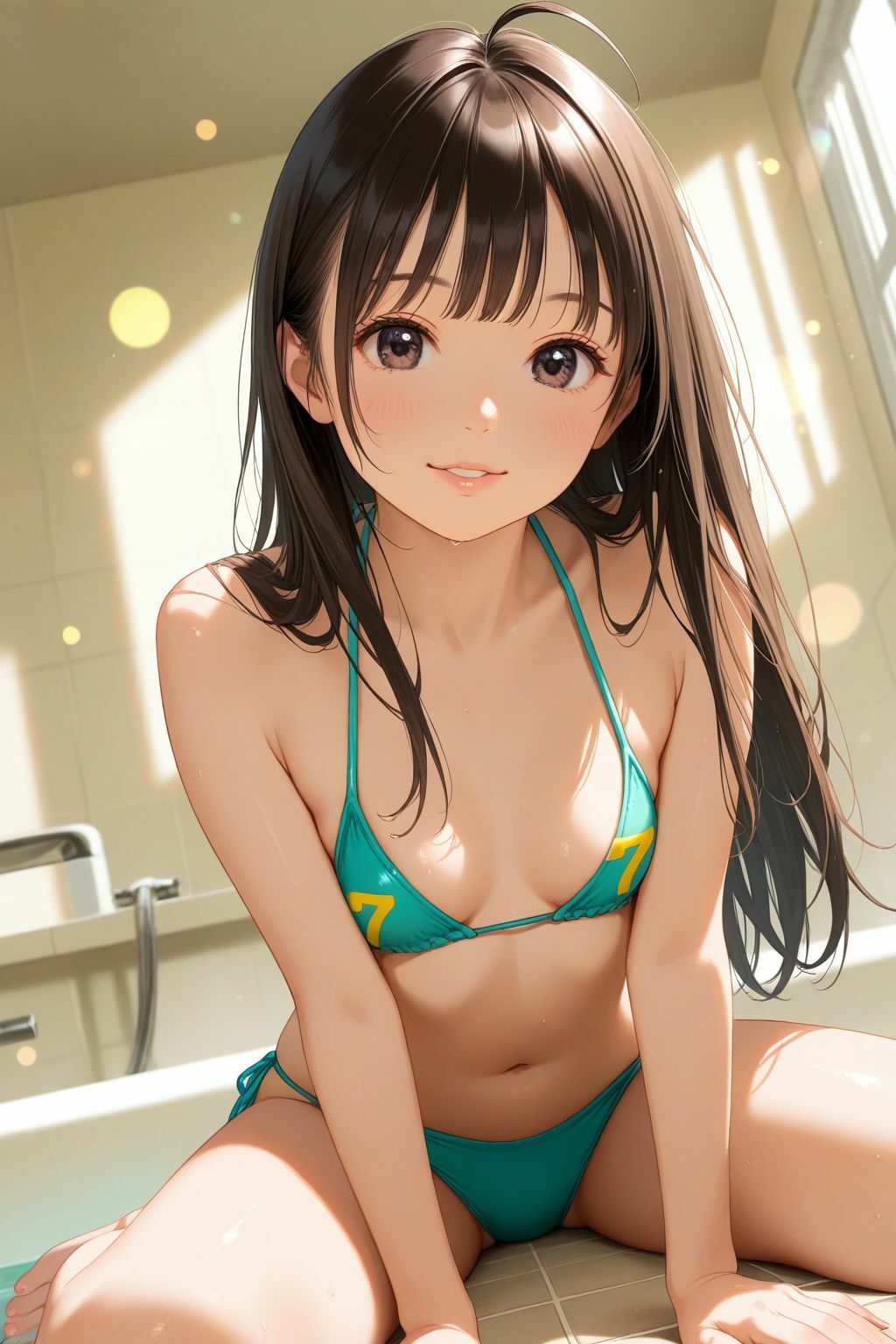 ドキドキ！コスプレCollection1〜ビキニ水着・貧乳 - サンプル画像 5