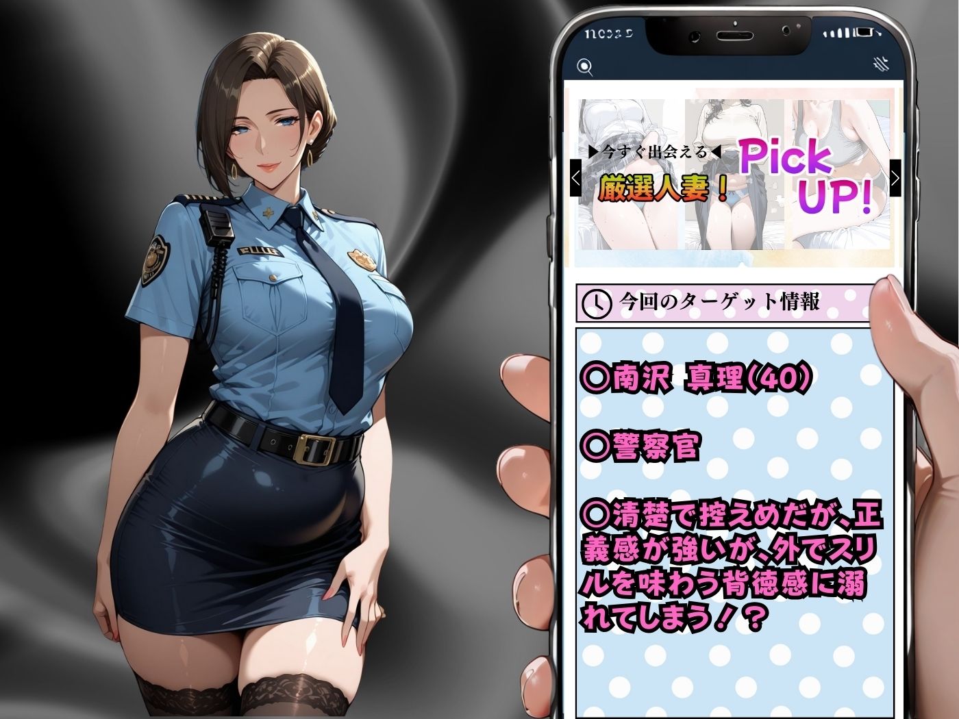 肉感人妻種付け〜人妻警察官もデカちん堕ち淫乱パトロール24時〜 - サンプル画像 2