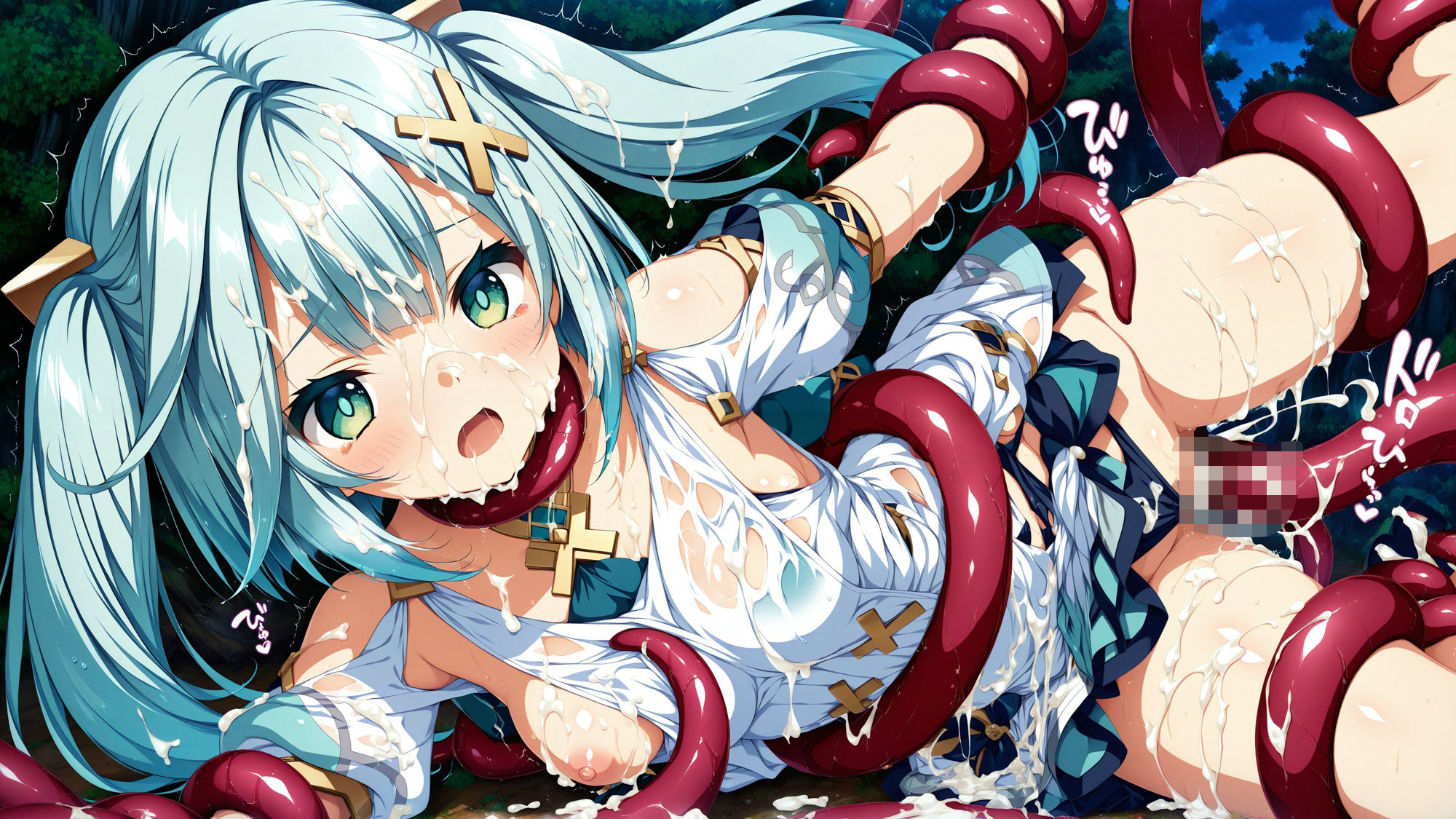 触手に囚われた少女達 〜原神編〜 Vol.3 - サンプル画像 3
