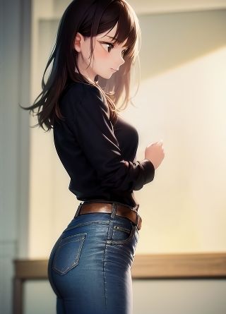 街中で見かける無防備なジーパンのお尻 2 - サンプル画像 7