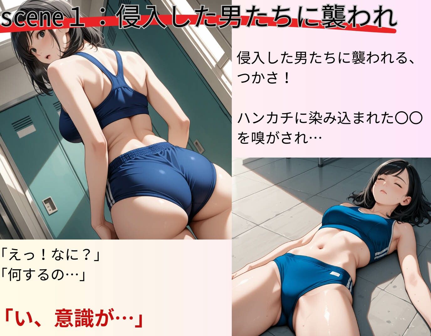 陸上で鍛えた身体を弄ばれる！アスリートJOを監禁、拘束で凌●ピストン - サンプル画像 3