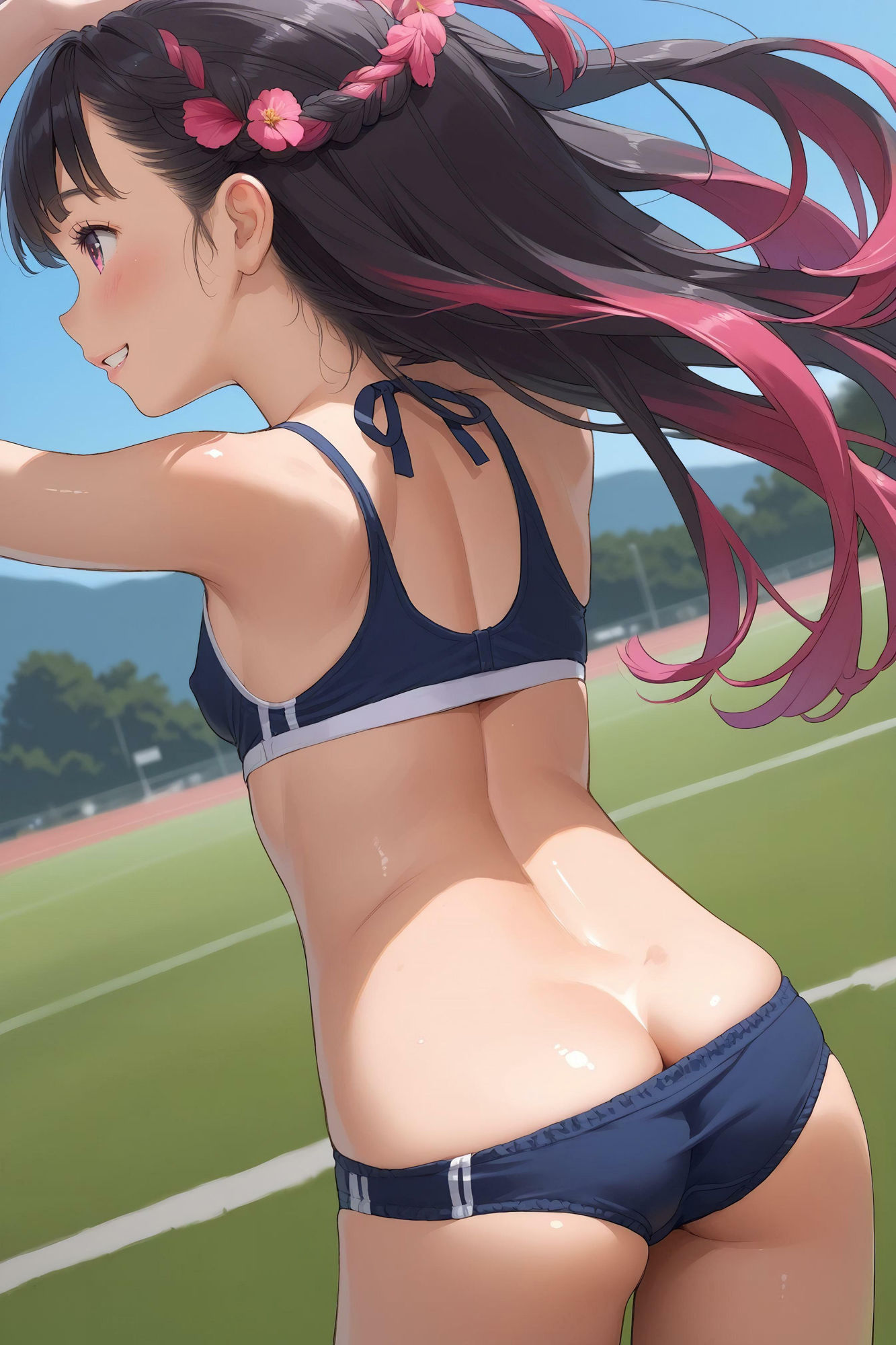 子〇たちの初めての陸上女子♪ - サンプル画像 4